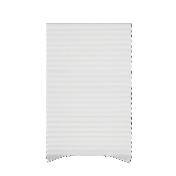 ****Kenneth Cole Temporary Pleated Blinds, White /60x90''