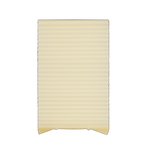 ****Kenneth Cole Temporary Pleated Blinds, Beige/48x90''
