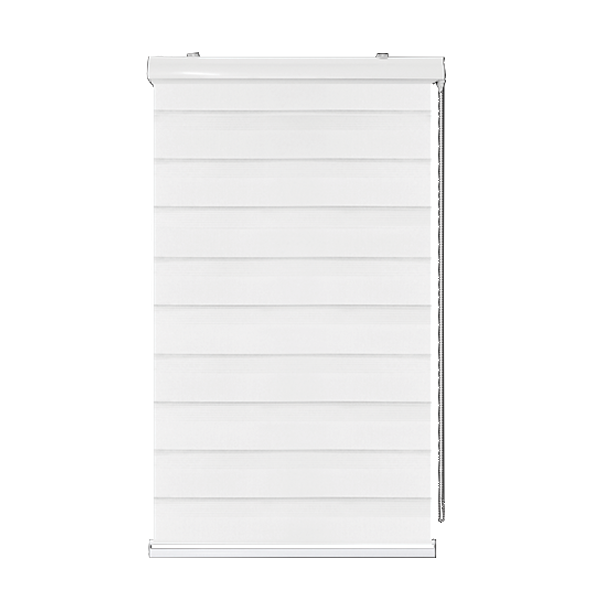 Kenneth Cole Luxury Zebra Blinds 42 x 90 In. (Daylight), White