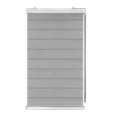 Kenneth Cole Luxury Zebra Blinds 60x90 In. (Daylight) Grey