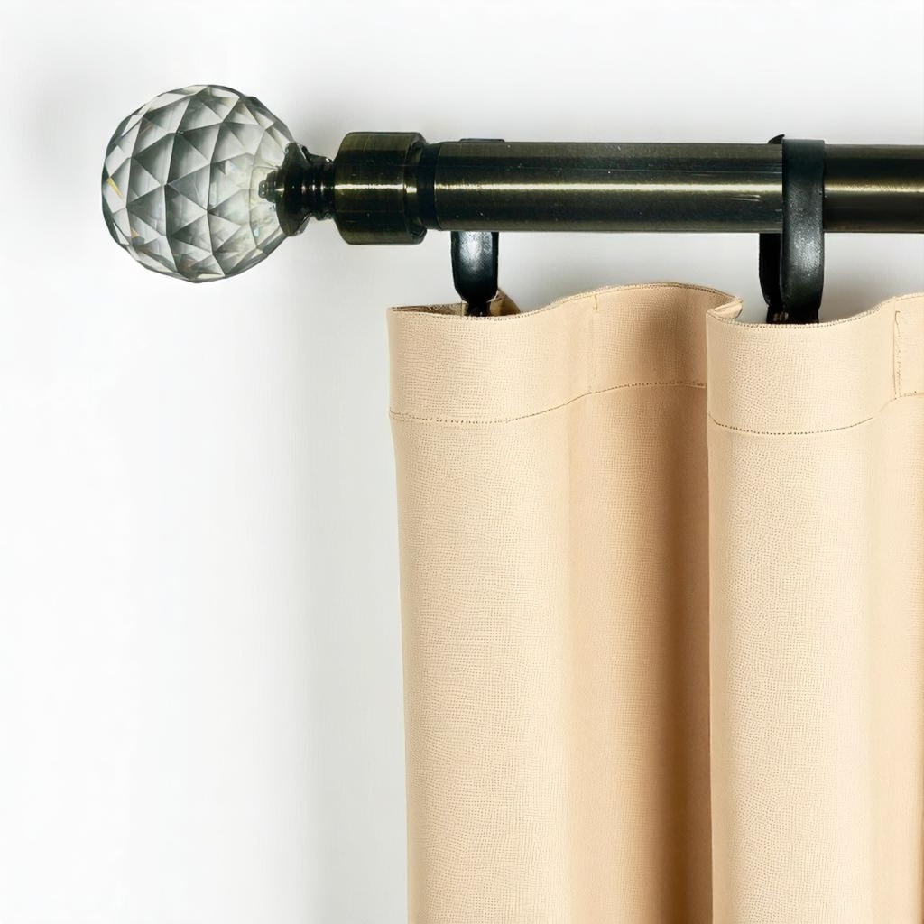 Classy Homes Curtain Rod 28-48 in Single 16/19