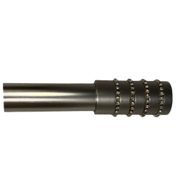 [HHHD-CTRD-01138 (RH117-120BN-P-D) CHCR30057] Classy Homes Curtain Rod 66-120 in Double Black Nickel 25/28