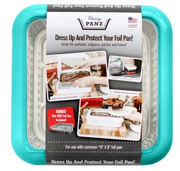 [FP88010] Fancy Panz Pan Carrier 8 x 8 In. (Includes Foil Pan and Serving Spoon) Aqua