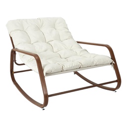 [KCWF2024082628-WH] Kenneth Cole South Beach Relaxing Rocker, White