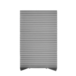 [KC20205231GY] ****Kenneth Cole Temporary Pleated Blinds 29 x 90 In., Grey