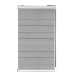 [KC202052320GY] Kenneth Cole Luxury Zebra Blinds 72x90 In. (Daylight) Grey
