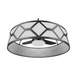 [1004243896 / CF13650] Lancaster LED Indoor/Outdoor Ceiling Fan with Remote 36 In. (C.F.M - 2700)