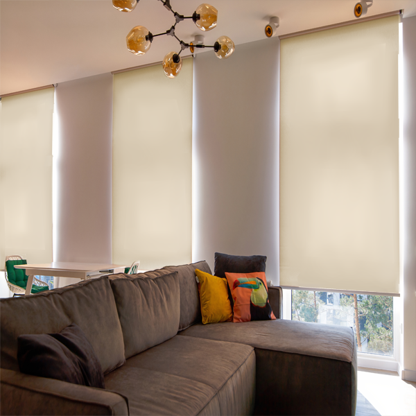 Kenneth Cole Sun Screen Roller Blinds, Grey /29x90"