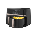 Black &amp; Decker Dual Air Fryer 9L, Black