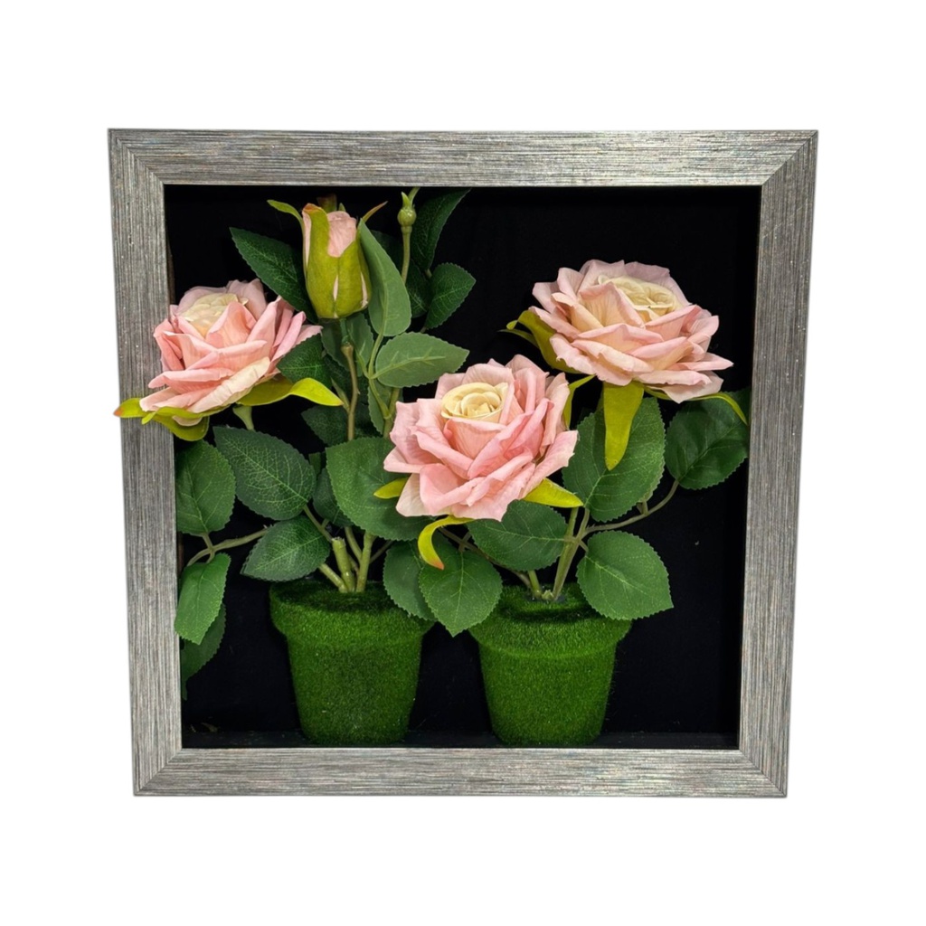 Classy Homes Artificial Plants With Frame, 30x30cm