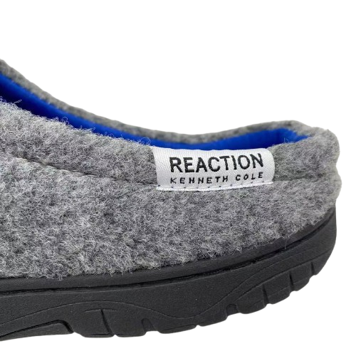 Kenneth Cole Men Mule Slipper Grey, Large