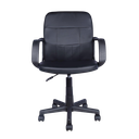 Mobel Executive Office Chair PVC, Black (Weight Limit 220lb)