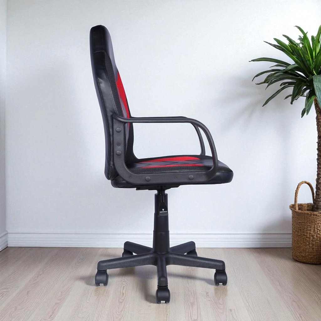 Mobel Gaming Chair, Black/ Red (Weight Limit 220lb)