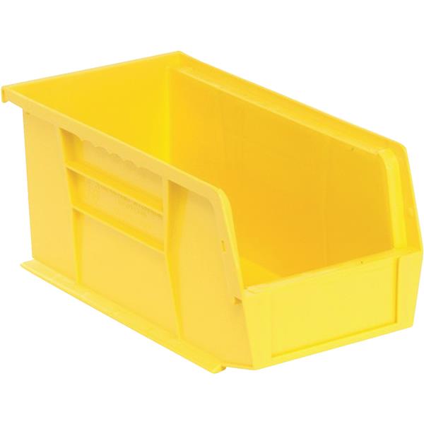 ^Quantum Storage Medium Stackable Parts Bin, Yellow