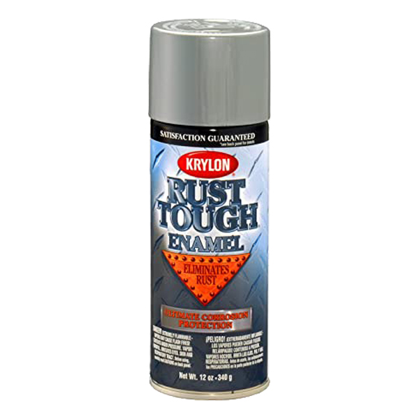 Krylon Rust Tough Rust-Preventative Spray Paint, Metallic, Aluminum, 12oz.