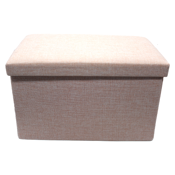 Royal Homes Storage Foot Stool 19x12 In. Linen Design