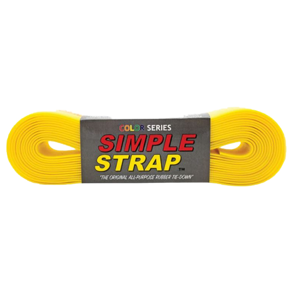 ****Simple Strap 40 mm x 20 Ft. Yellow Regular Duty Tie-Down Strap