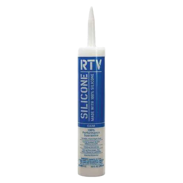 ^White Lightning All Purpose RTV Silicone Sealant 10 oz. Clear