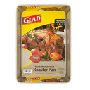 Glad Premium Roasting Pan 13.6 x 9.4 x 2.4 In., Gold