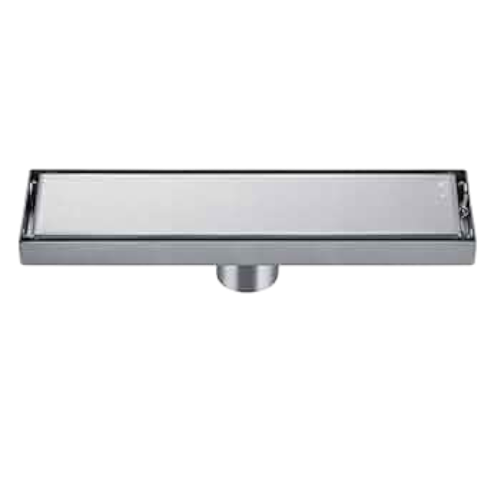 Royal Homes Linear Shower Floor Drain 11&quot;x 3.1&quot; Brushed Stainless Steel