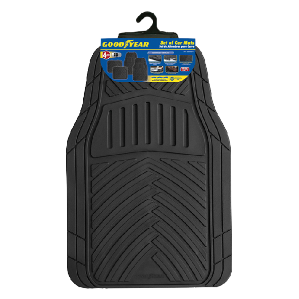 Goodyear 4pc Car Mat Set 
