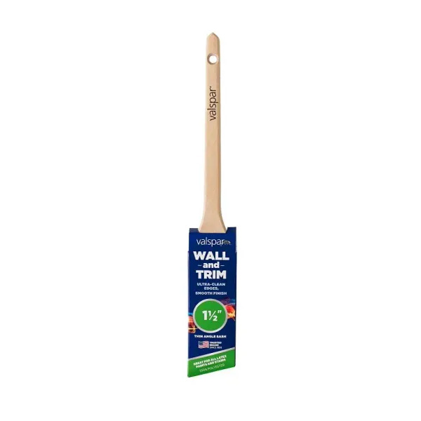 Valspar Wall &amp; Trim Thin Angle Sash Brush 1.5 In.