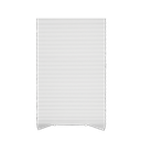 ****Kenneth Cole Temporary Pleated Blinds 29 x 90 In., White