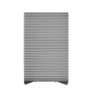 ****Kenneth Cole Temporary Pleated Blinds, Grey/78x90''