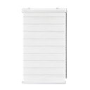 Kenneth Cole Luxury Zebra Blinds 29x90 In. (Daylight) White