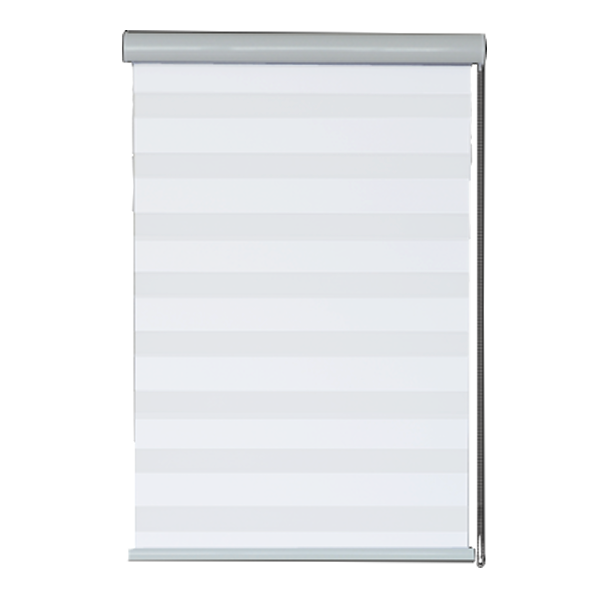 Kenneth Cole Luxury Zebra Blinds 29 x 90 In. (Blackout), White