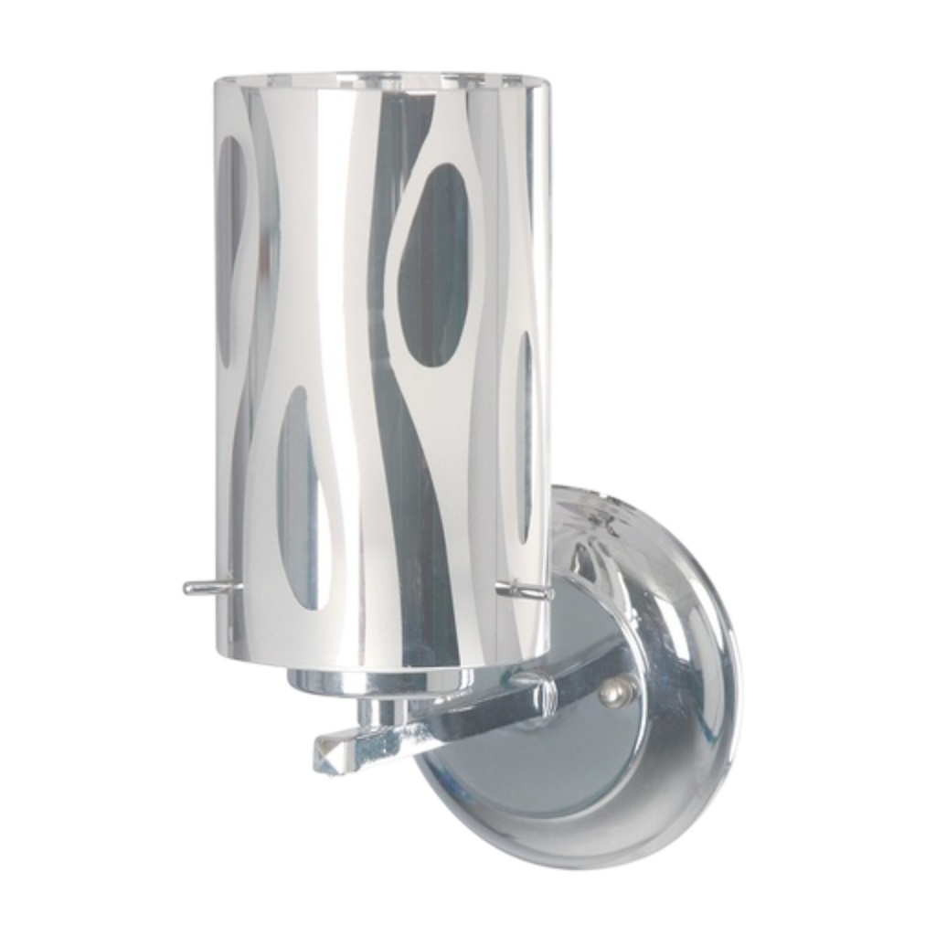 Ike Lite Moderna Wall Lamp 1-Light Chrome E27 60W