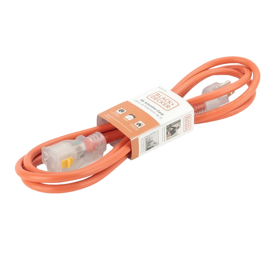 Black &amp; Decker Indoor Extension Cord 8 Ft.
