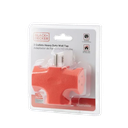 Black &amp; Decker 3-Outlet Wall Tap Heavy Duty