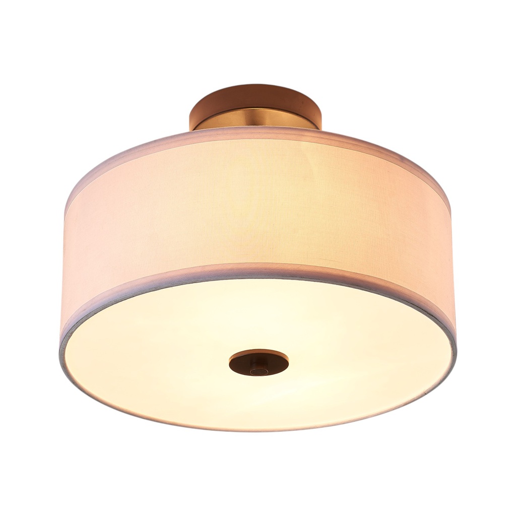 Royal Homes Flush Mount Ceiling Light, E27 40w White
