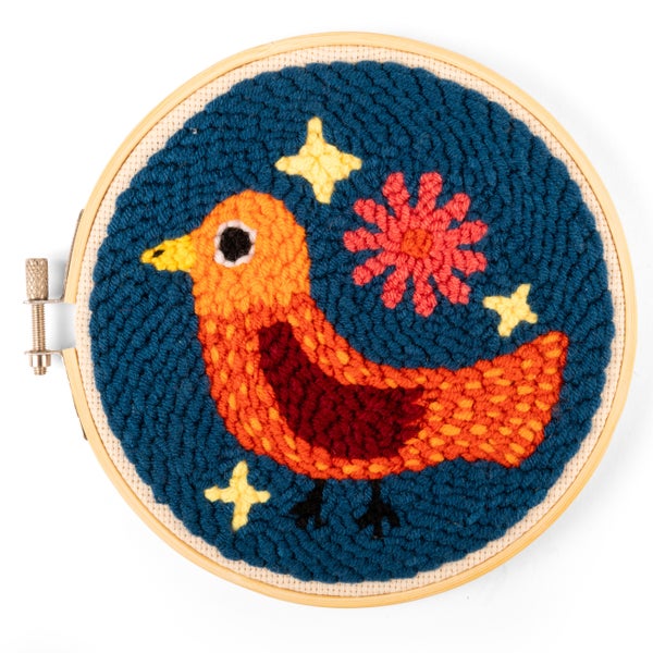 Kikkerland Punch Needle Bird Kit