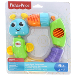 [821-W9834ABC] ****Mattel Fisher-Price Snap-Lock Caterpillar