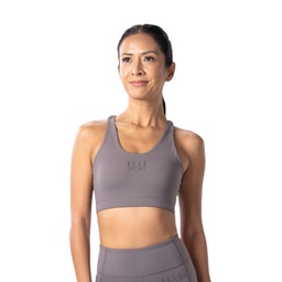 [ESG0230-GY] Elle Sport Sports Bra, Dark Grey