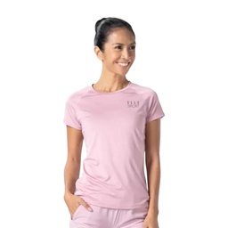 [ESG0217-PK] Elle Sport Ladies Performance Shirt, Dusty Pink