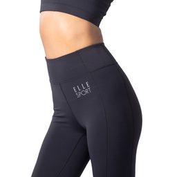 [ESG0221-BK] Elle Sport Ladies Yoga Pants, Black