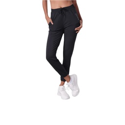 [ESG0220-BK] Elle Sport Ladies Jogger Pants, Black