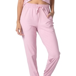 [ESG0220-PK] Elle Sport Ladies Jogger Pants, Dusty Pink