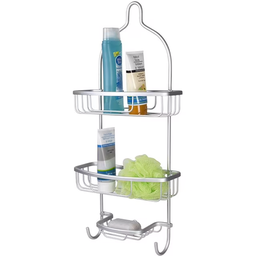 [SC41136] Home Basics Shower Caddy, Silver