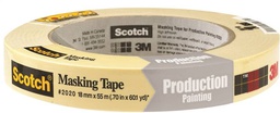 [2020-18AP] Scotch Contractor Grade Masking Tape 18mm x 55M