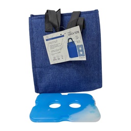 [45350] Manna Handled Velcro Lunch Bag With Ice Pack - River