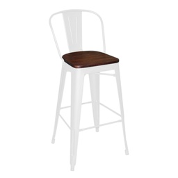 [P1910-0029 / MBC32103] Mobel Bar Chair, White
