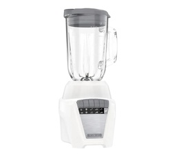 [BL0876-3BDLA] Black &amp; Decker Ice Crush 8-Speed + Pulse Blender Glass and Plastic Jar, White