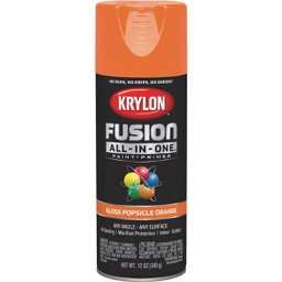 [K02718007] ****Krylon Fusion All-In-One Gloss Spray Paint &amp; Primer, Popsicle Orange