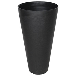 [RH9952B/ZY-132 / RH9952B / HHGD-FWPT-01012] Royal Homes Flowerpot 11.5x17.5 In., Black