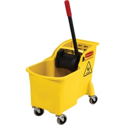 [1887304 / 8916082] Rubbermaid Commercial Tandem Bucket and Wringer 31 Qt.