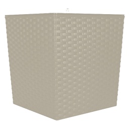 [MCX127000] ****Rey Planter Square Rattan Style 9.8in(Irrigation Control System)